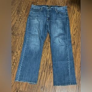 Lucky Brand 181 Relaxed Straight Men’s Stretch Dark Wash Jeans Size 40 x 32